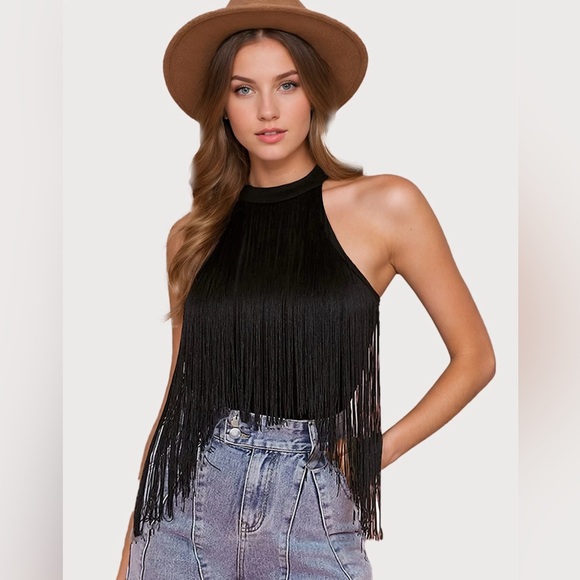 Tops - Fringe body suit